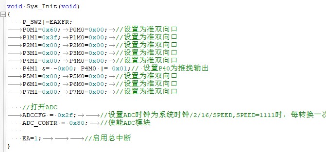 管脚配置