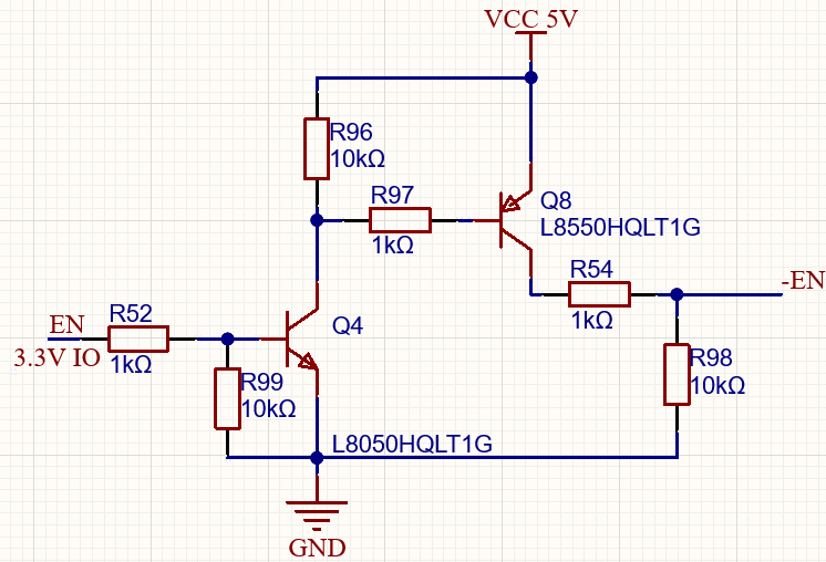 3.3V IO口，想上电低电平输出